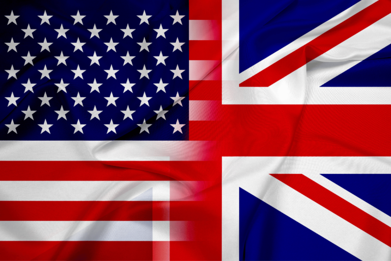 Inglês Americano e Britânico
