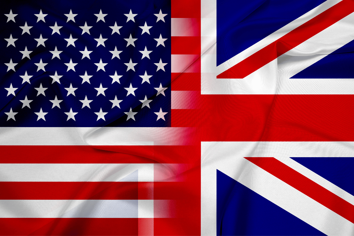 Inglês Americano e Britânico